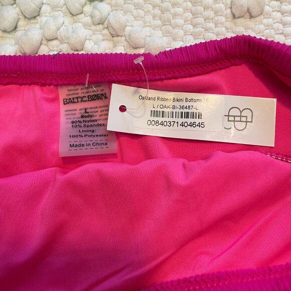 Baltic Born Oakland Ribbed Bikini Pink Full Set - Picture 4 of 5